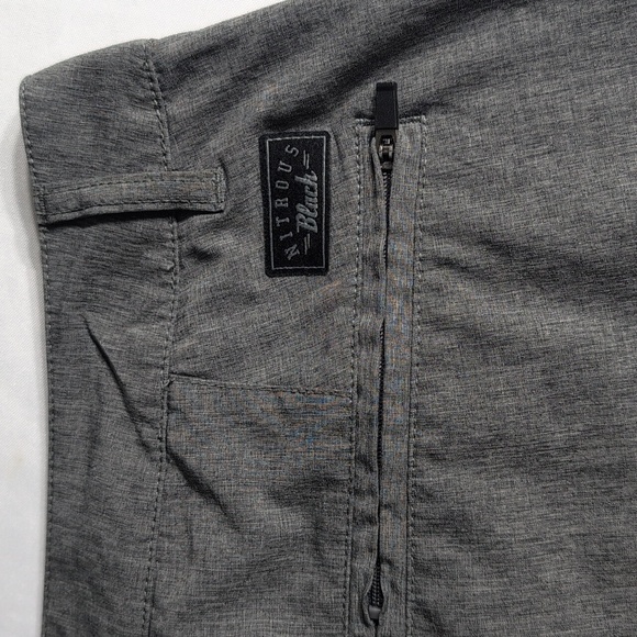 Men's Grey Nitrous Shorts Size 32 - Picture 5 of 7